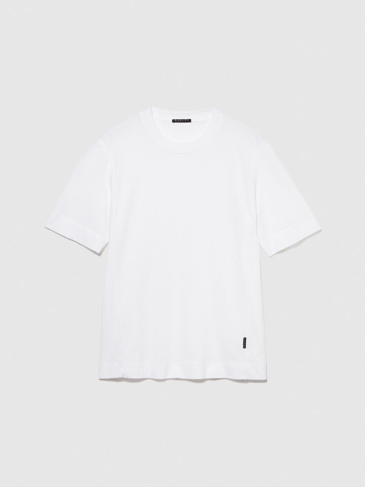Solid color t-shirt - men's short sleeve t-shirts - White | Sisley image number 6